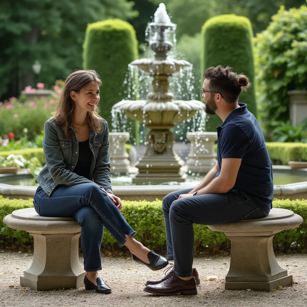 Session de coaching en plein air dans un parc parisien